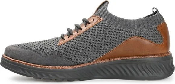 Vance Mens Julius Knit Casual Dress Shoe Grey - Image 2
