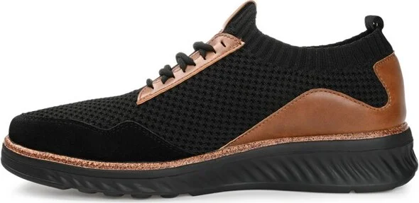 Vance Mens Julius Knit Casual Dress Shoe Grey - Image 3