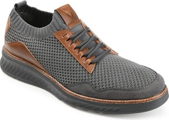 Vance Mens Julius Knit Casual Dress Shoe Grey