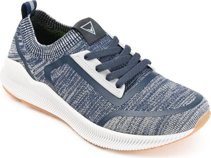 Vance Mens Keller Tru Comfort Foam Knit Lace-up Athleisure Sneaker
