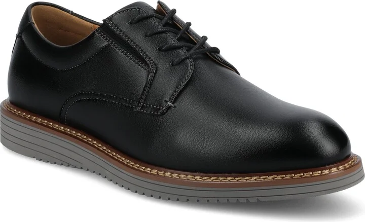 Vance Mens Killian Medium and Wide Width Plain Toe Casual Hybrid Dress Shoe