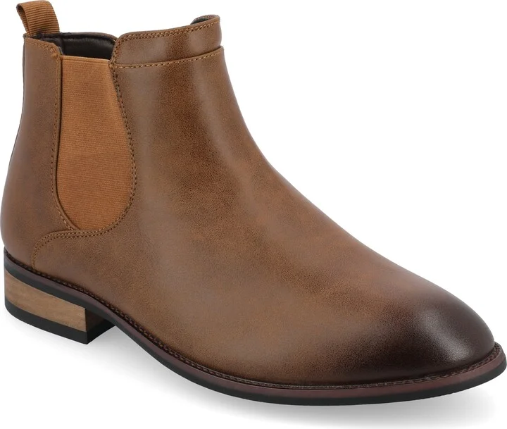 Vance Men's Landon Wide Width Chelsea Dress Boot