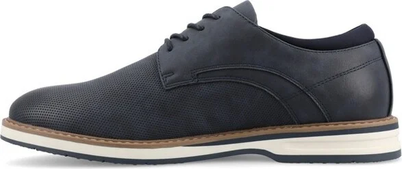 Vance Mens Leon Lace-up Casual Dress Shoe, Black - Image 3