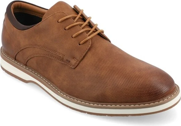 Vance Mens Leon Lace-up Casual Dress Shoe, Black