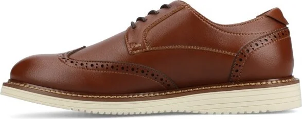 Vance Mens Lorenzo Wingtip Hybrid Casual Dress Shoe, Black - Image 3