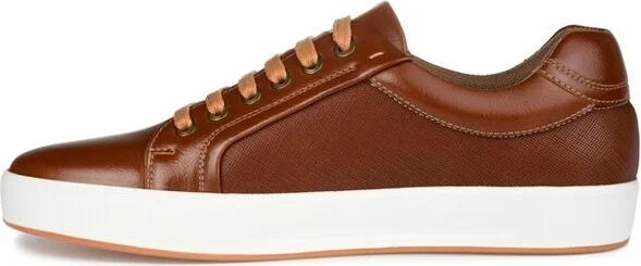 Vance Mens Maxx Casual Sneaker Brown - Image 2