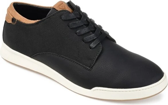 Vance Mens Medium and Wide Width Aydon Lace-up Casual Sneaker, Black