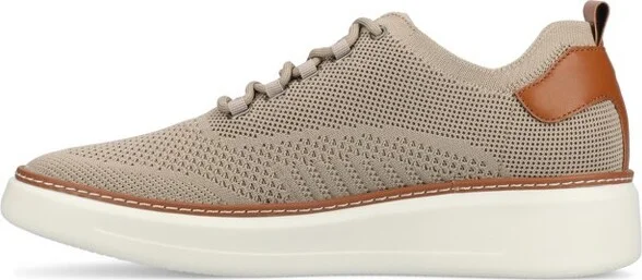 Vance Mens Norris Medium and Wide Width Lace-up Casual Knit Sneaker, Grey - Image 4