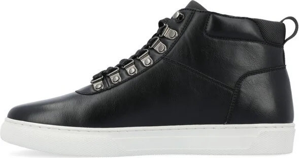 Vance Mens Ortiz Lace-up High Top Sneaker Brown - Image 8