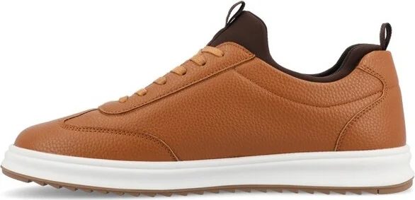 Vance Mens Orton Lace-up Sneaker, Tan - Image 2