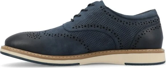 Vance Mens Patrick Lace-up Hybrid Oxford, Blue - Image 2