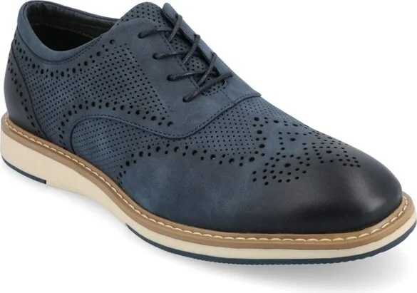 Vance Mens Patrick Lace-up Hybrid Oxford, Blue
