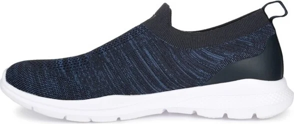 Vance Mens Pierce Casual Slip-on Knit Walking Sneaker Navy - Image 2