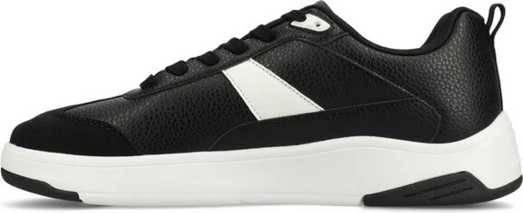 Vance Mens Raiden T-Toe Low Top Sneaker, Black - Image 2