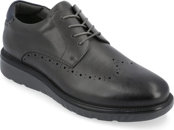 Vance Mens Ramos Wingtip Hybrid Dress Shoe Grey