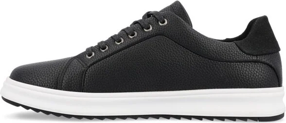 Vance Mens Robby Medium and Wide Width Casual Sneaker, Brown 11.5W - Image 5
