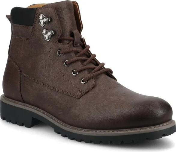 Vance Men's Rogue Round Toe Boot, Mahogany