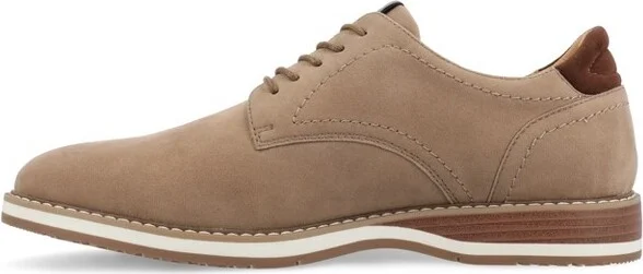 Vance Mens Rutger Plain Toe Hybrid Dress Shoe, Taupe - Image 2