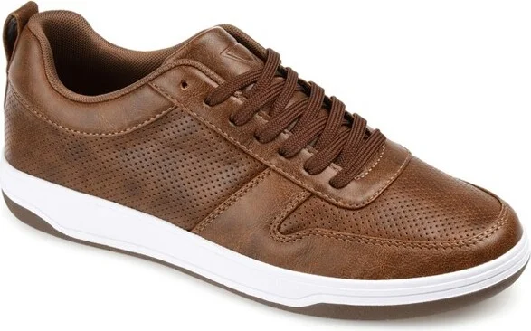 Vance Mens Ryden Casual Perforated Sneaker Black
