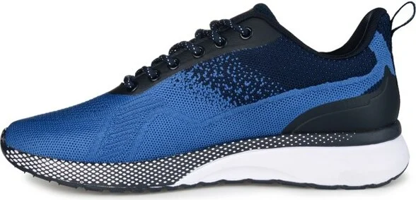 Vance Mens Spade Casual Knit Walking Sneaker Black - Image 4
