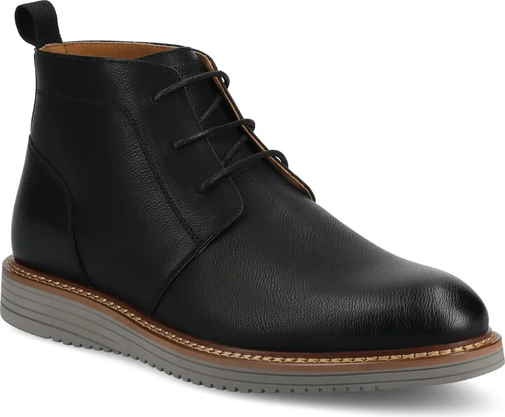 Vance Mens Stratton Medium and Wide Width Plain Toe Casual Chukka Boot