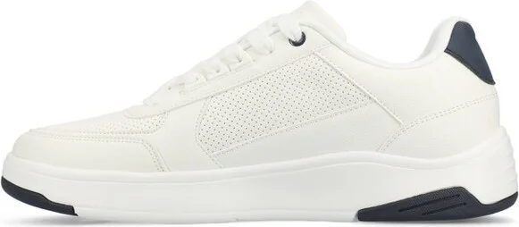 Vance Mens Swift Comfort Medium and Wide Width Perforated Low Top Sneaker, Black 12W - Image 3