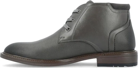 Vance Mens Vaughn Lace-up Chukka Boot Grey - Image 2