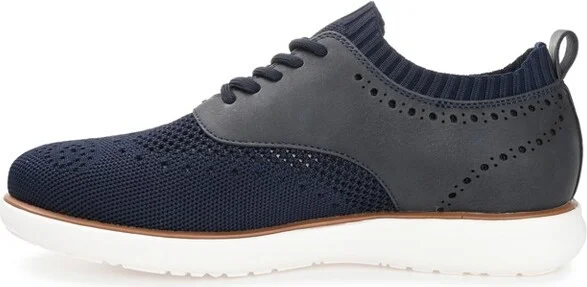 Vance Mens Waller Knit Casual Dress Shoe Navy - Image 2