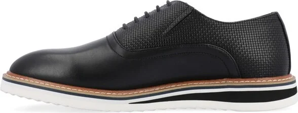Vance Mens Weber Plain Toe Hybrid Dress Shoe Chestnut - Image 4