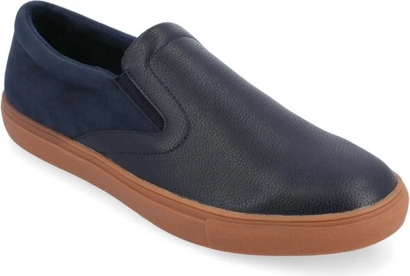 Vance Mens Wendall Slip-on Sneaker Navy