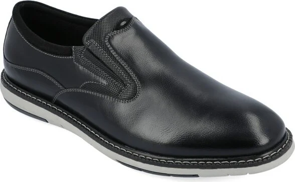 Vance Mens Willis Slip-on Hybrid Loafer Black