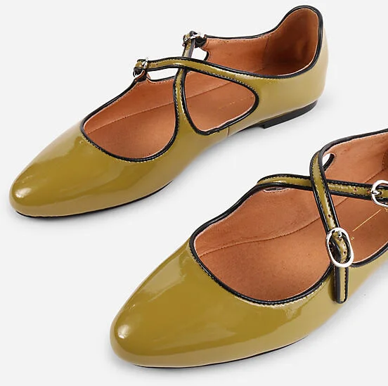 Vandam Crisscross Ballet Flats - Image 2
