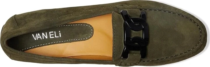 Vaneli Aiker Women's Shoes Khaki Suede : 12 M (B), Leather - Image 2