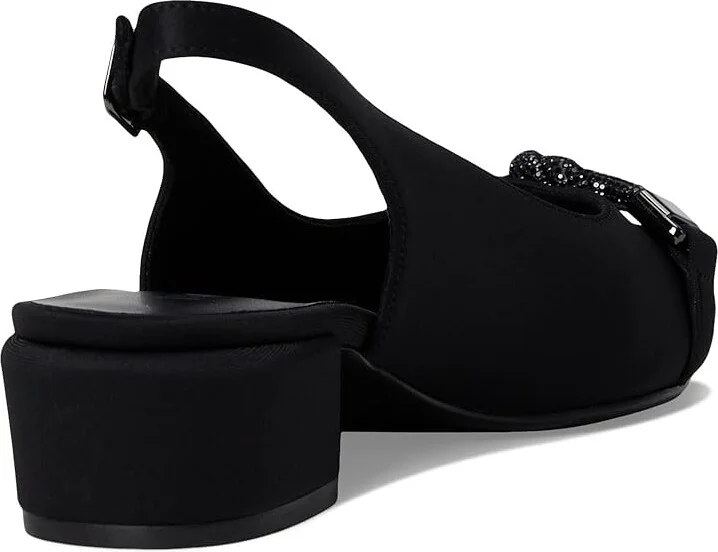 Vaneli Aldora Women's Wedge Shoes Black Owi Fabric : 8 N (AA), Textile - Image 4