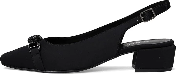 Vaneli Aldora Women's Wedge Shoes Black Owi Fabric : 8 N (AA), Textile - Image 6