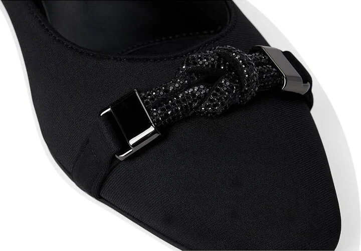 Vaneli Aldora Women's Wedge Shoes Black Owi Fabric : 8 N (AA), Textile - Image 7
