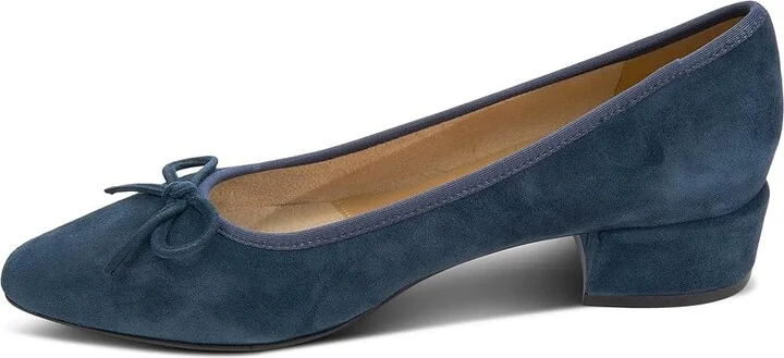 Vaneli Aleka Women's Wedge Shoes Navy Suede : 7.5 N (AA) - Image 5