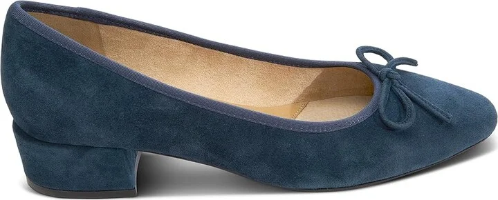 Vaneli Aleka Women's Wedge Shoes Navy Suede : 7.5 N (AA) - Image 6
