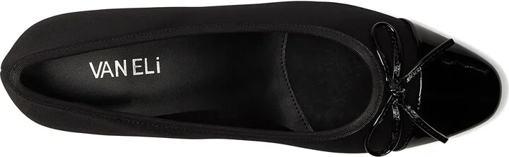 Vaneli Alesya Women's Flat Shoes Black Owi/Black Patent : 8 M (B), Leather/Suede - Image 2