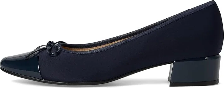 Vaneli Alesya Women's Flat Shoes Navy Owi/Navy Patent : 8.5 W (D), Leather - Image 6