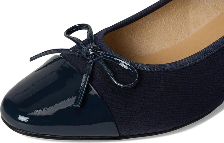 Vaneli Alesya Women's Flat Shoes Navy Owi/Navy Patent : 8.5 W (D), Leather - Image 7