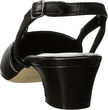 Vaneli Aliz Women's 1-2 inch heel Shoes Black Nappa/Black Patent : 5 M (B) - Image 5