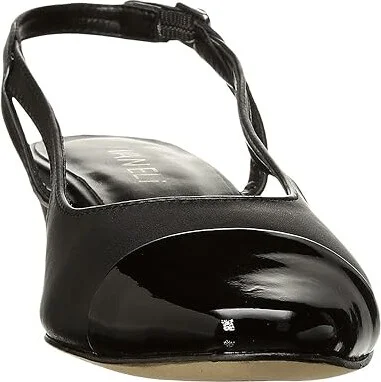 Vaneli Aliz Women's 1-2 inch heel Shoes Black Nappa/Black Patent : 5 M (B) - Image 6