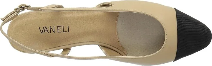 Vaneli Aliz Women's 1-2 inch heel Shoes Pudding Nappa/Black : 4 M (B) - Image 3
