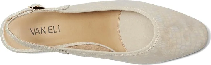 Vaneli Amory High Women's Heels Champagne Boro Print : 8.5 M (B), Leather - Image 2