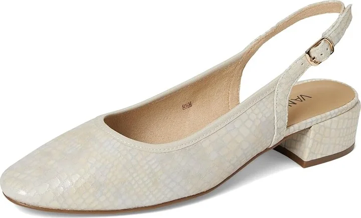 Vaneli Amory High Women's Heels Champagne Boro Print : 8.5 M (B), Leather - Image 5