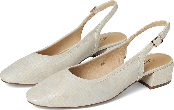 Vaneli Amory High Women's Heels Champagne Boro Print : 8.5 M (B), Leather