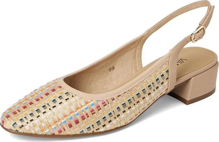 Vaneli Amory High Women's Heels Natural Holdo : 8 N (AA), Leather - Image 5