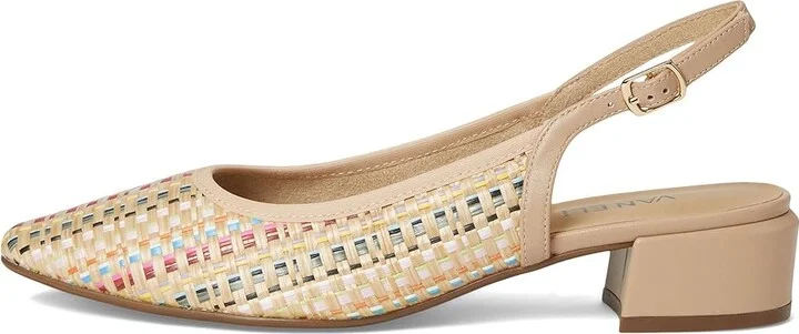 Vaneli Amory High Women's Heels Natural Holdo : 8 N (AA), Leather - Image 6