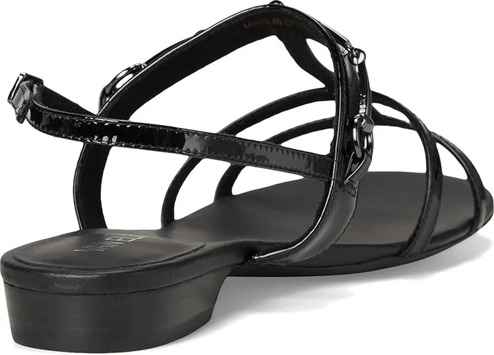 Vaneli Banjel Women's Sandals Black Patent : 8 W (D) - Image 4